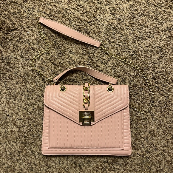 Handbags - Pink Chain Strap Clutch by Badgley Mishcka